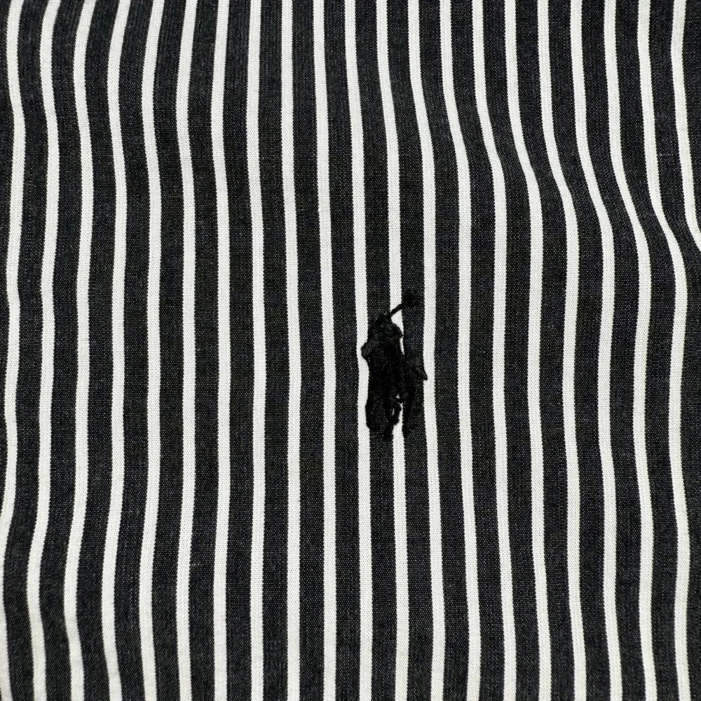 Ralph‎ Lauren Yarmouth Mens Striped Long Sleeve Button Down Shirt Size 18 34/35